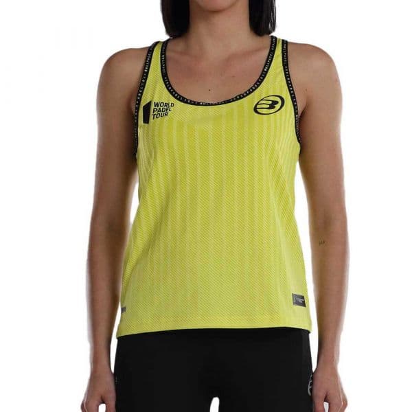 Bullpadel Lugar Sleeveless T-shirt Amarelo XL Mulher