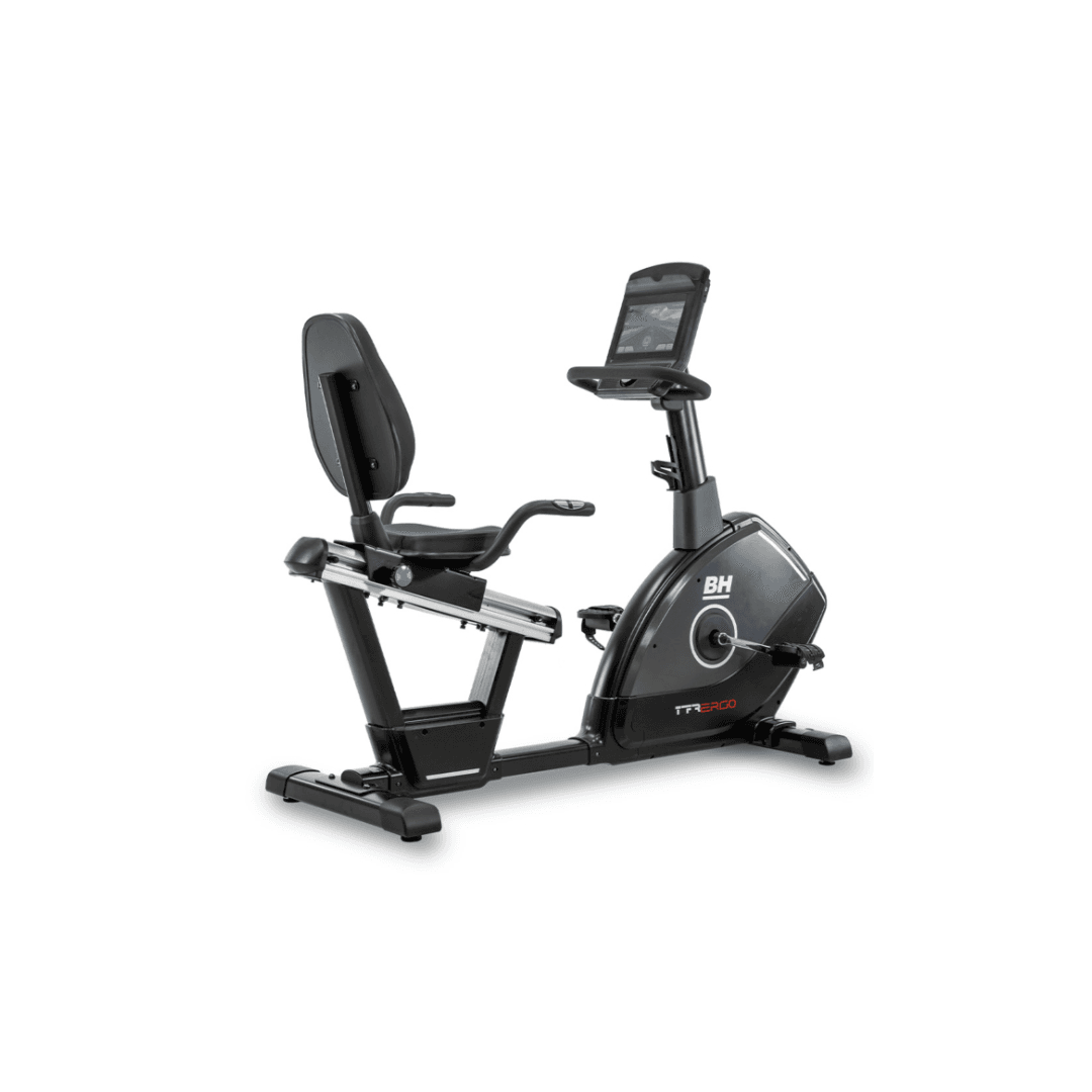 Bicicleta Estática BH Fitness Bicicleta Reclinada TFR Ergo Multimedia - H651TFT