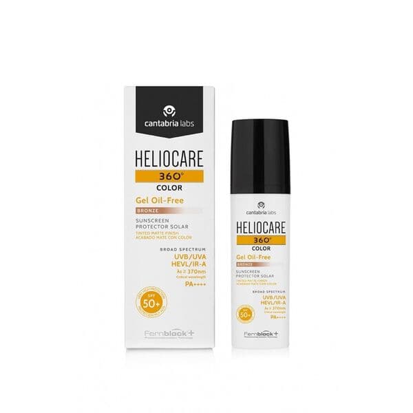 HELIOCARE 360 OIL FREE GEL COR BRONZE MATE SPF50+ 50ml | WOWFARMA