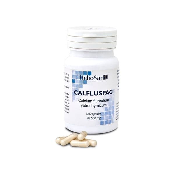 Heliosar Fluorato de Cálcio Calfluspag 60 Cápsulas de 500mg