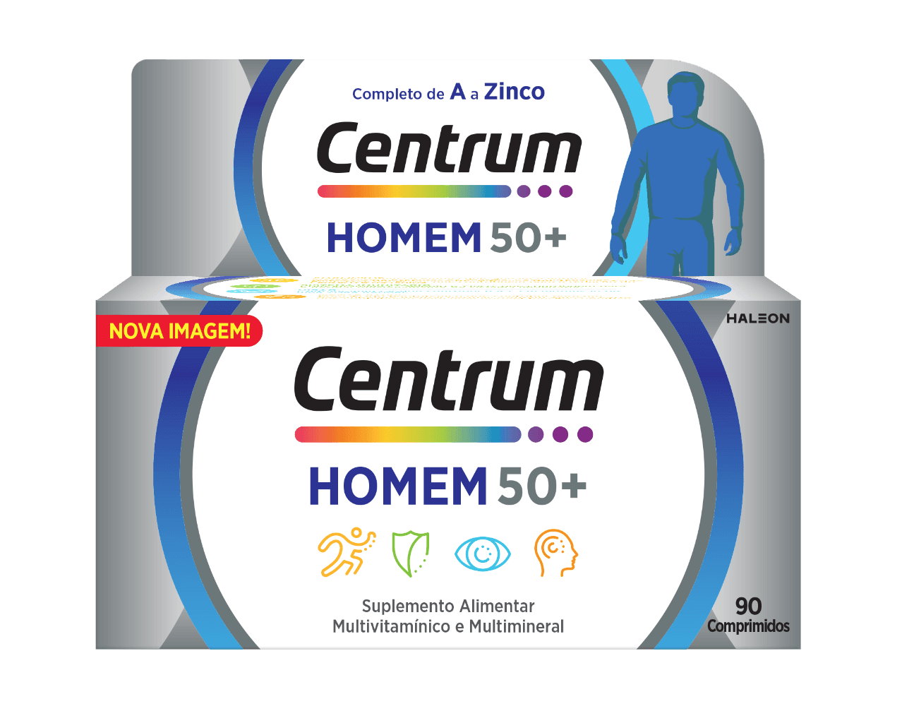CENTRUM HOMEM 50+ 90 COMPRIMIDOS | WOWFARMA