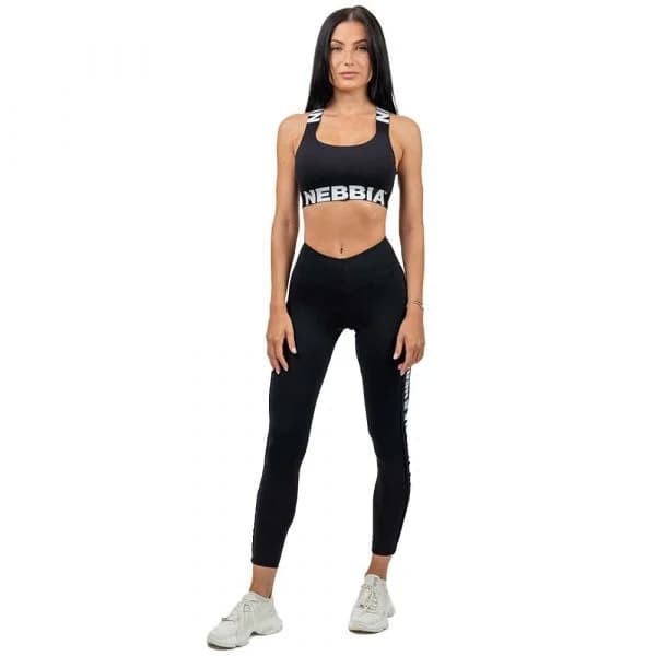 Nebbia Side Stripe Iconic Leggings High Waist Preto S Mulher
