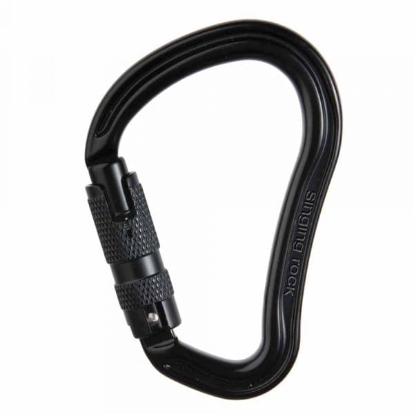 Singing Rock Mosquetão Hector Triple Lock Black - SRK0121BB00