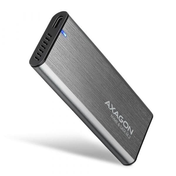Axagon Caixa Externa EEM2-SG2 RAW BOX para SSDs M.2 USB-C 3