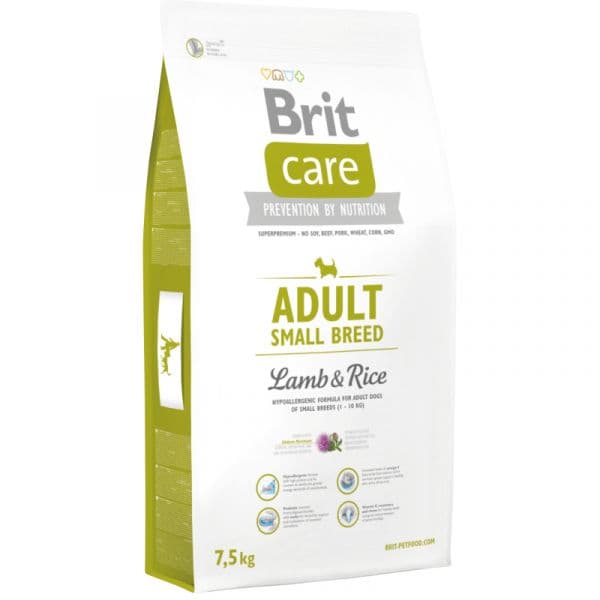 Brit Care Dog Adult Small Breed Lamb & Rice 7,5Kg