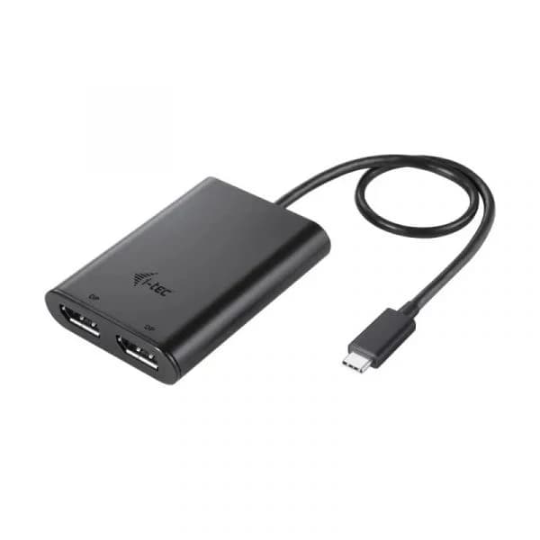 I-Tec Cabo Adaptador Type-C p/ 2x DisplayPort M/F