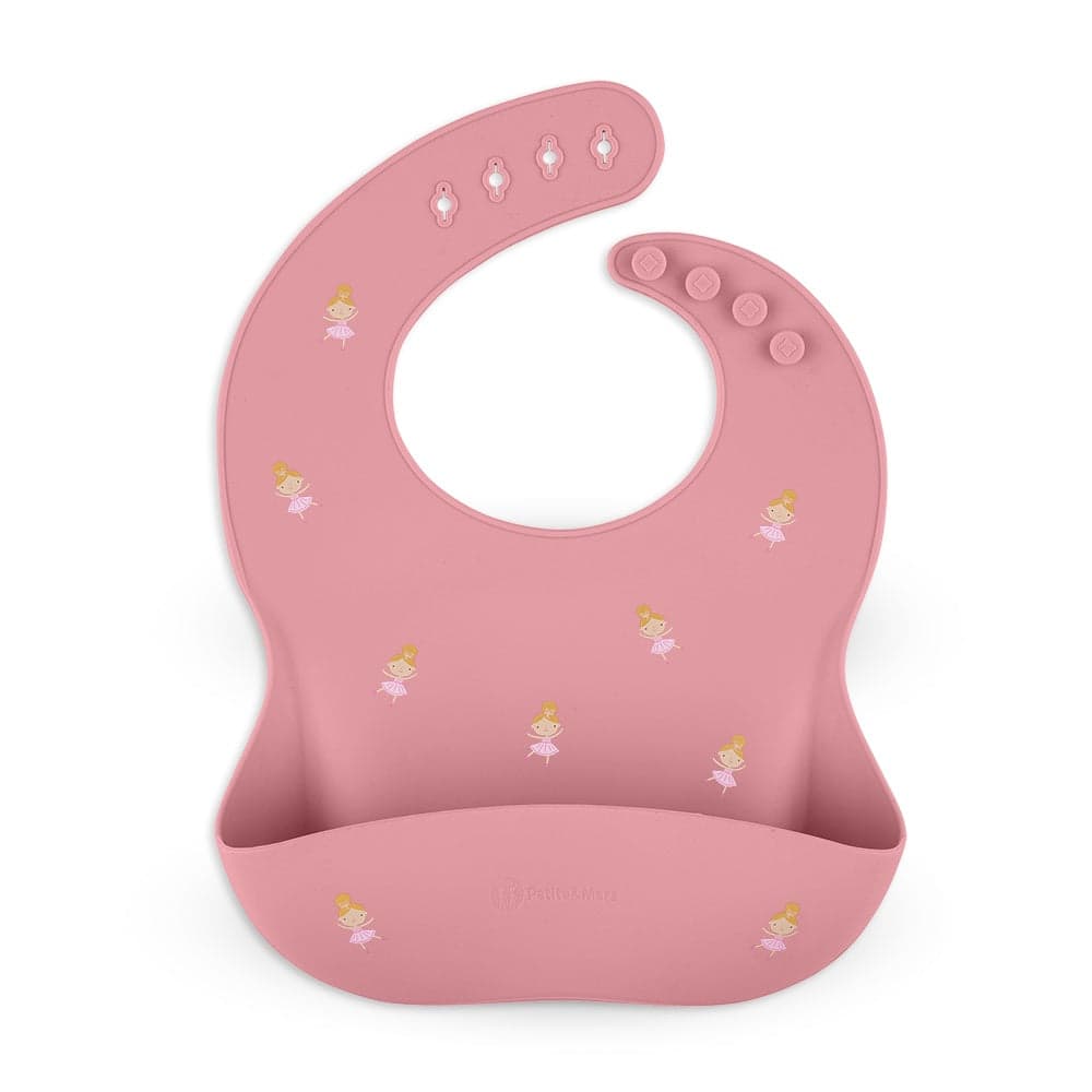 Petite&Mars Babete de Silicone Take&match Rose Princesses