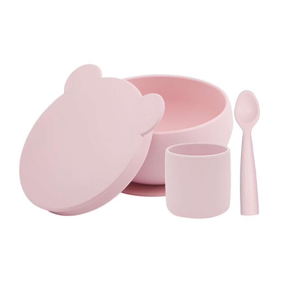 Minikoioi Conjunto de Refeição Pinky Pink