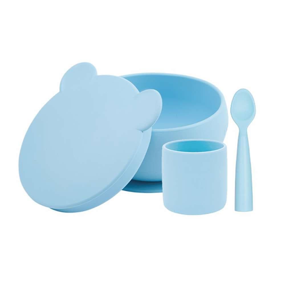 Conjunto de Alimentação BLW Set I Azul Mineral