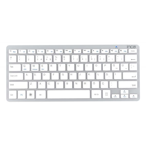 Teclado Cian Technology IBK-569BT Sem Fios Alemão Prateado