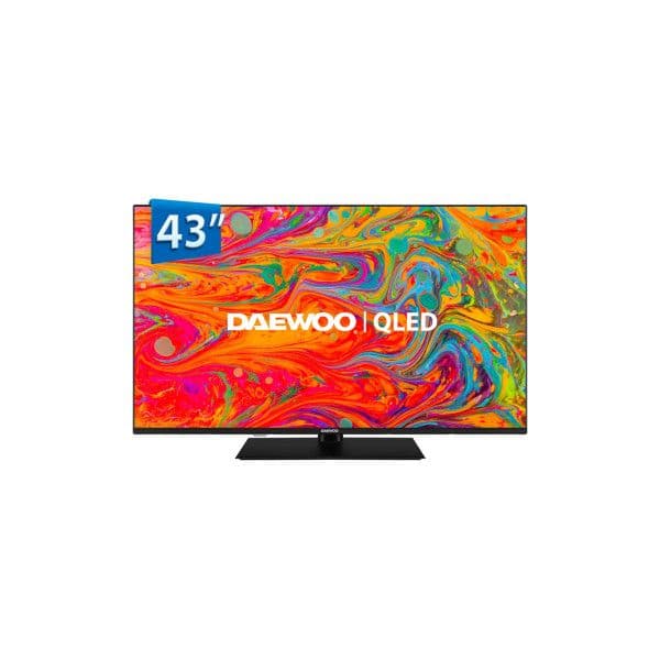 TV Daewoo 43" 43DM65QV QLED Smart TV 4K HDR10 HLG Dolby Vision