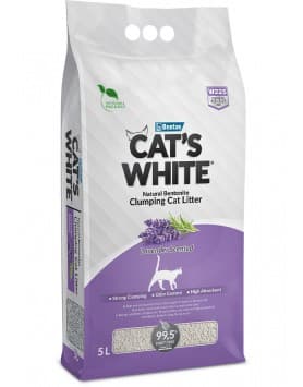 Cat's White Areia Lavender 10L