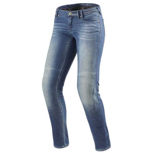 Revit Calças Mulher Westwood Slim Light Blue Worn Out 26