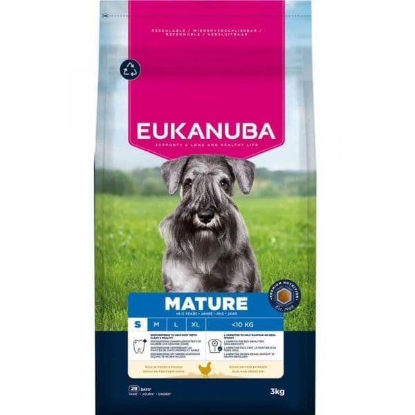 Eukanuba Ração Cães Maduros & Senior Frango 3kg