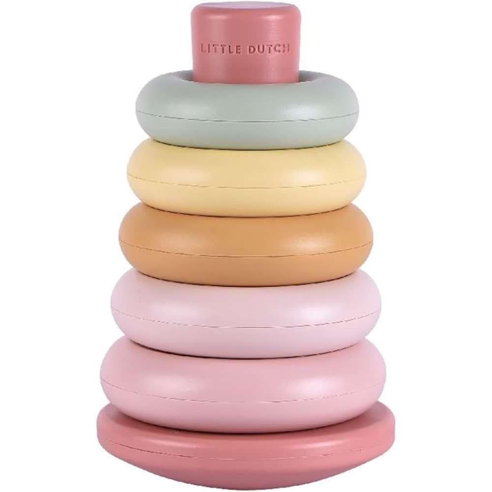 Argolas de Empilhar Rosa