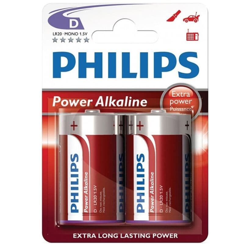 PHILIPS Pilha Alcalina 9V 6LR61 - 6LR61P1B/10