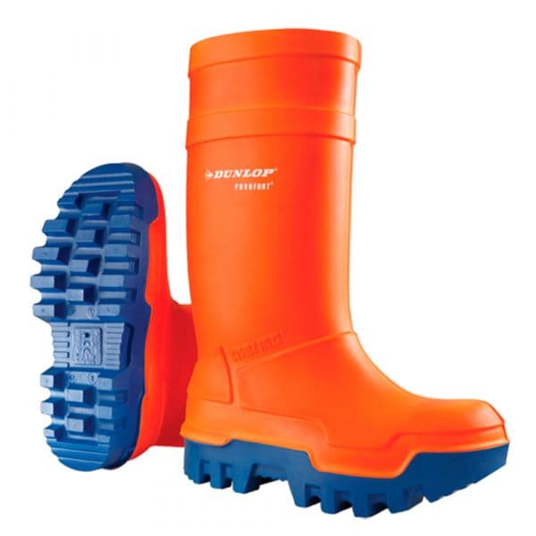 Dunlop Galochas Purofort Thermo + Full Safety Laranja 41