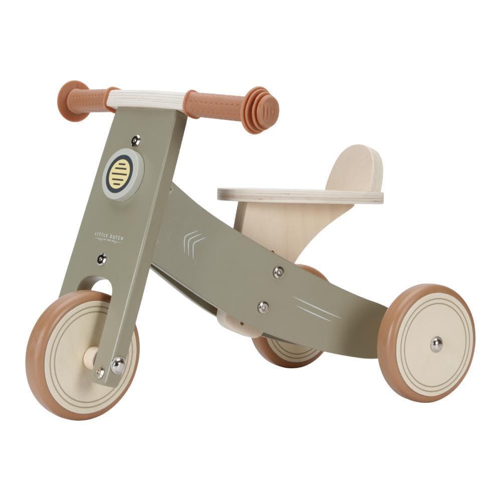 Triciclo em Madeira Little Dutch Olive
