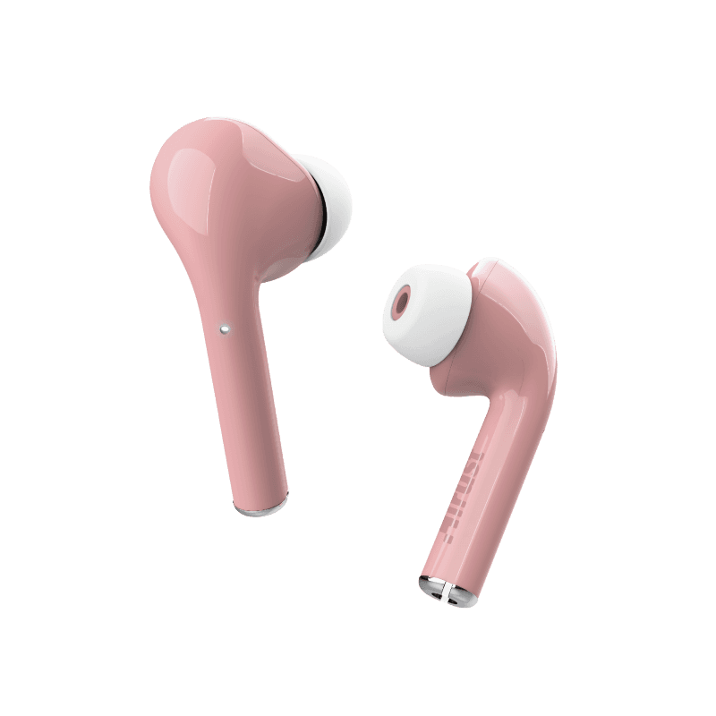 AUSCULTADORES TRUST NIKA TOUCH BLUETOOTH ROSA
