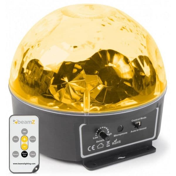 Beamz Projector de Efeito led 6x 3W Rgbawp C/ Comando (mini Star Ball) - 153.214