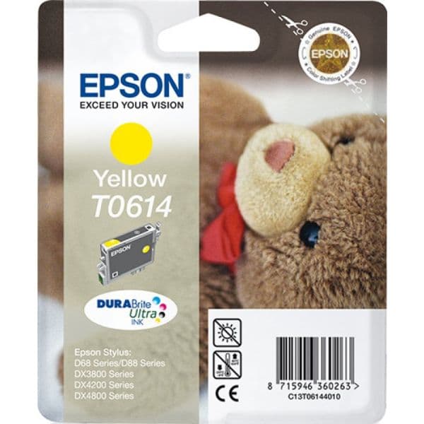 Tinteiro Epson T0614 C13T06144010 Yellow