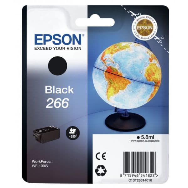 Tinteiro Epson 266 C13T26614010 Black