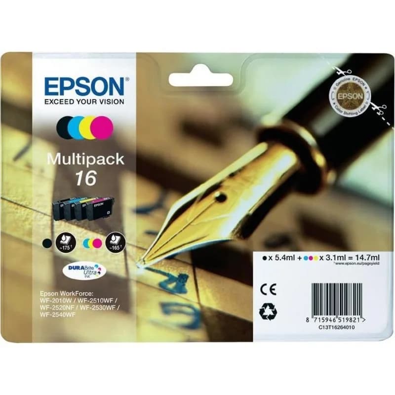 Tinteiro Epson 16 Multipack C13T16264020