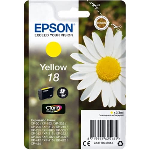 Tinteiro EPSON 18 Amarelo