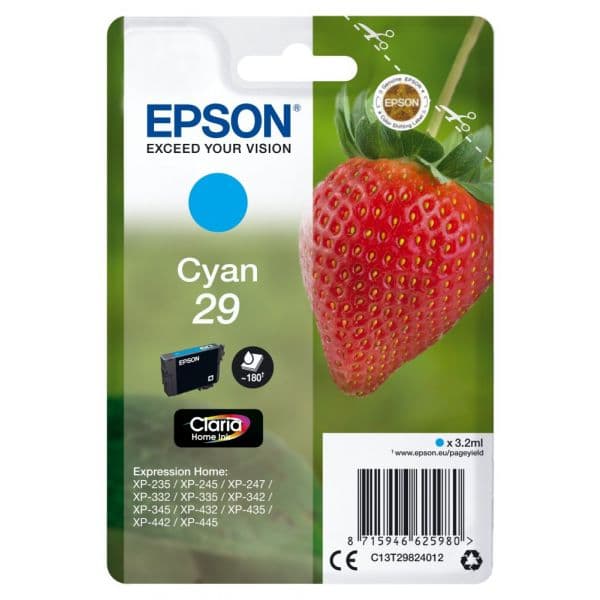 Tinteiro Epson 29 C13T29824010 Cyan