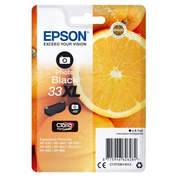 Tinteiro Epson T3361 Black Photo C13T33614010