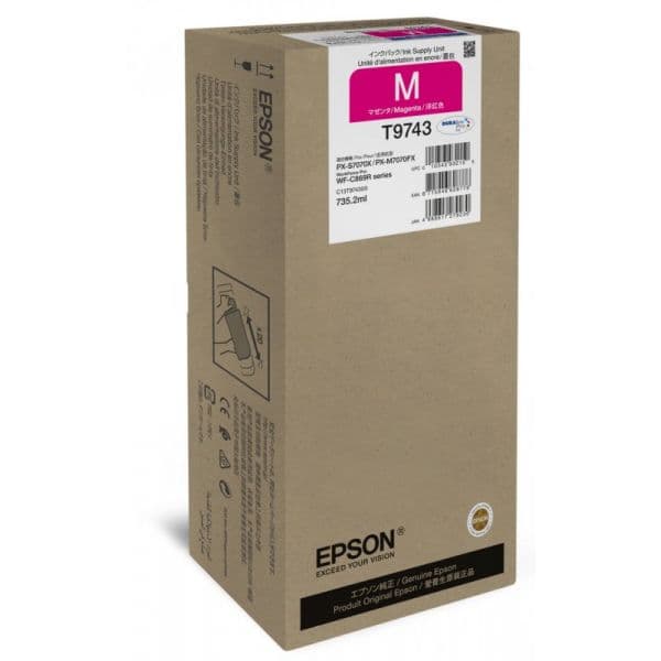 Tinteiro Epson T9743 Magenta C13T974300