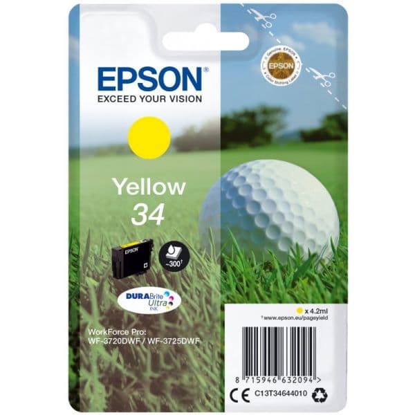 Tinteiro Epson 34 C13T34644010 Yellow