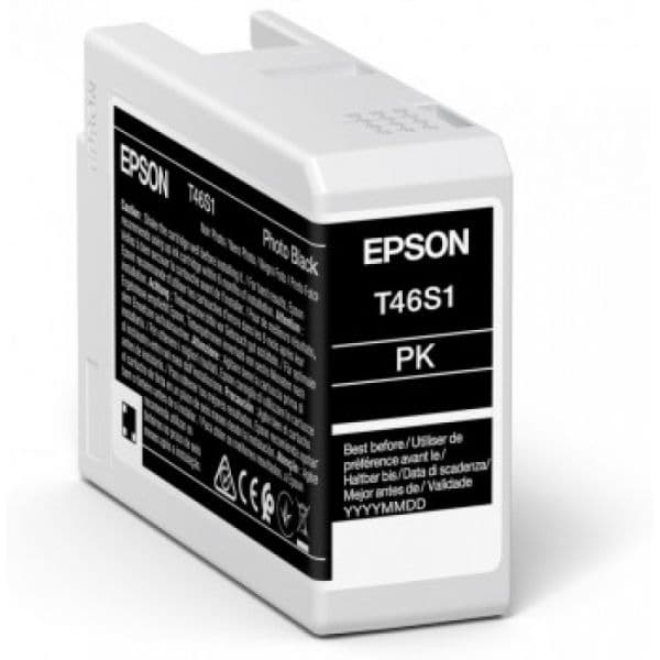 Tinteiro Epson Singlepack Photo Black T46S1 Ultrachrome Pro 10 Ink 25ml - C13T46S100
