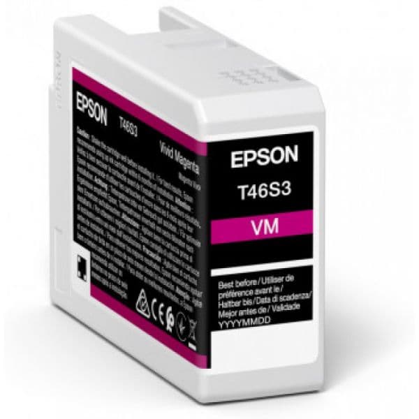 Tinteiro Epson Singlepack Vivid Magenta T46S3 Ultrachrome Pro 10 Ink 25ml - C13T46S300