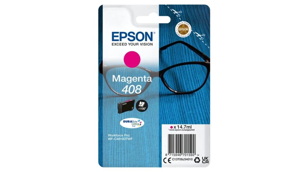 Tinteiro Epson Tinteiro Magenta Original T09J3 408 14.7ml