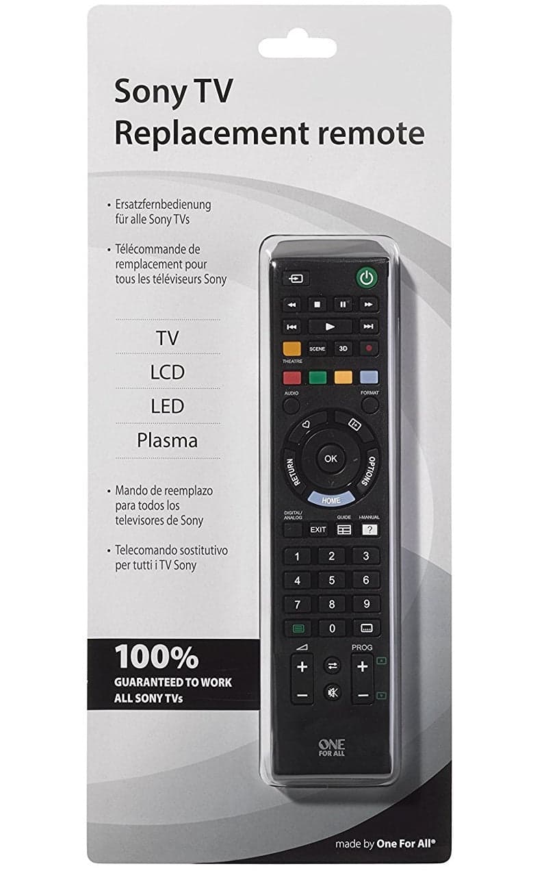 Comando TV One For All Universal Sony URC1912