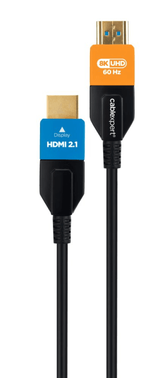 Gembird CC-HDMI8K-AOC-10M Cabo HDMI Ultra Alta Velocidade AOC com Ethernet 8K 10m