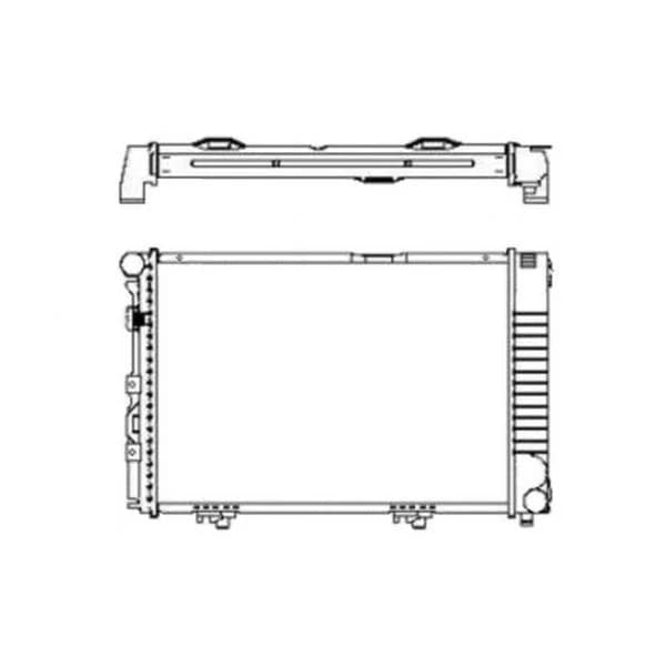 NRF - 58719 - Radiador, arrefecimento do motor - 8718042042668