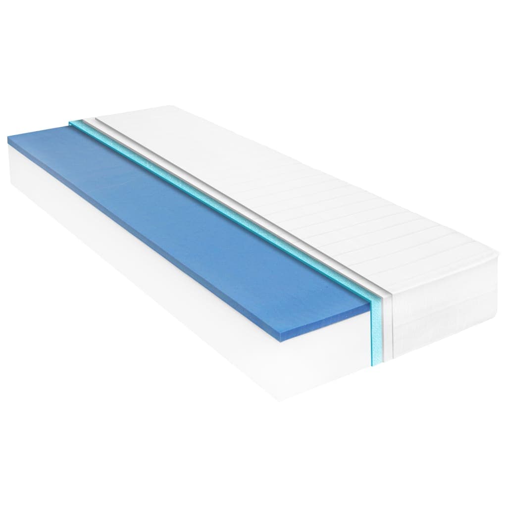 vidaXL Colchão 100x200 cm espuma viscoelástica c/ memória 18 cm H2
