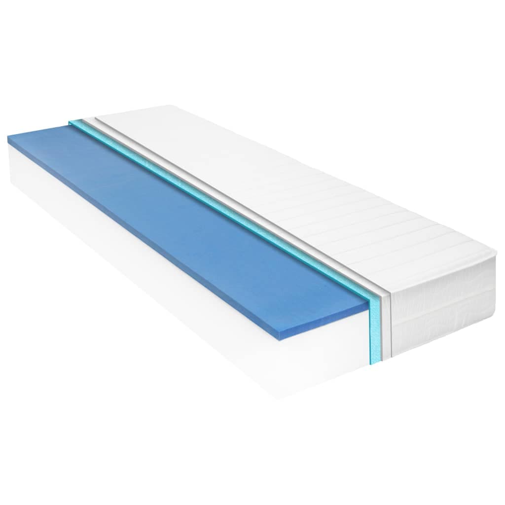 vidaXL Colchão 140x200 cm espuma viscoelástica c/ memória 18 cm H2