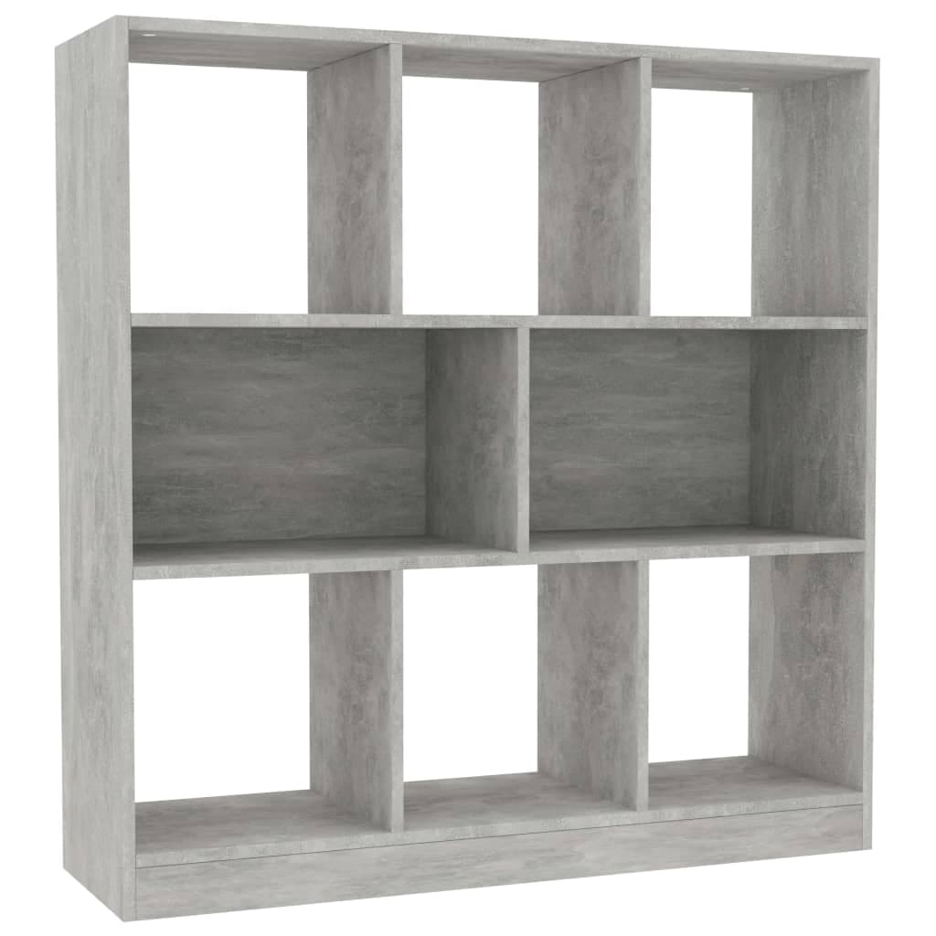vidaXL Estante 97,5x29,5x100 cm derivados de madeira cinzento cimento
