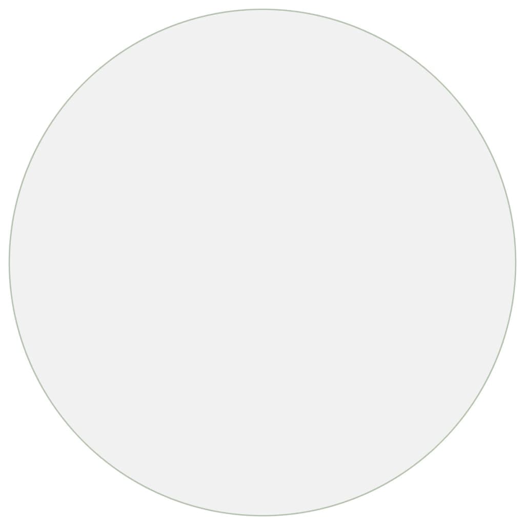 vidaXL Protetor de mesa Ø 90 cm 2 mm PVC mate
