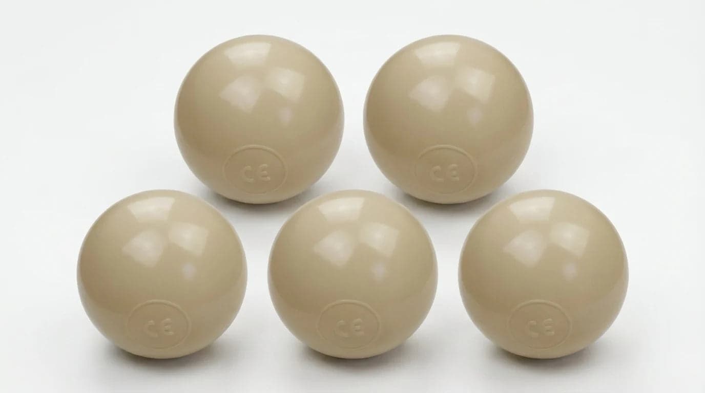 Bolas para piscina de bolas Ø70 mm 1000 unid. bege