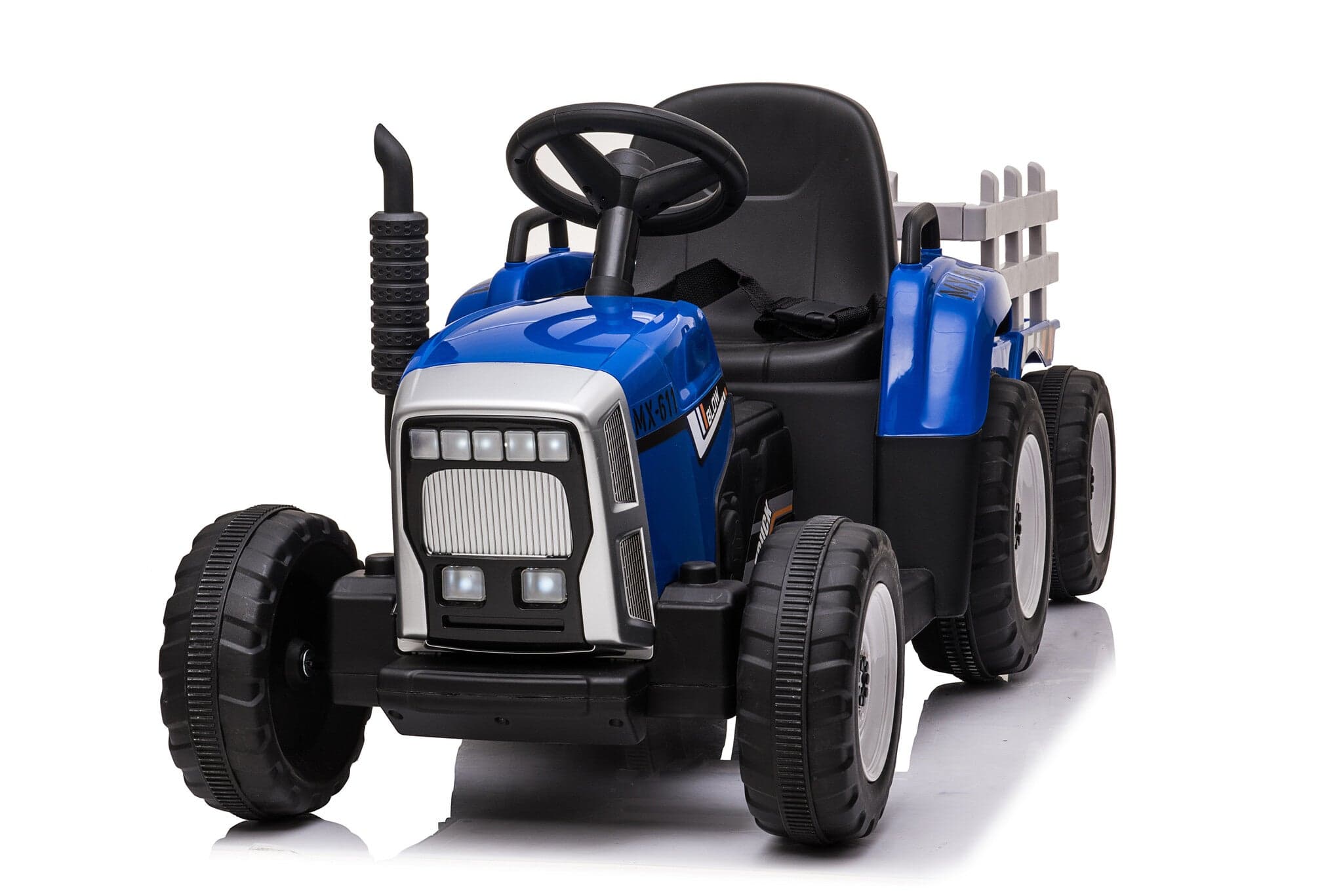 Trator elétrico infantil com comando remoto