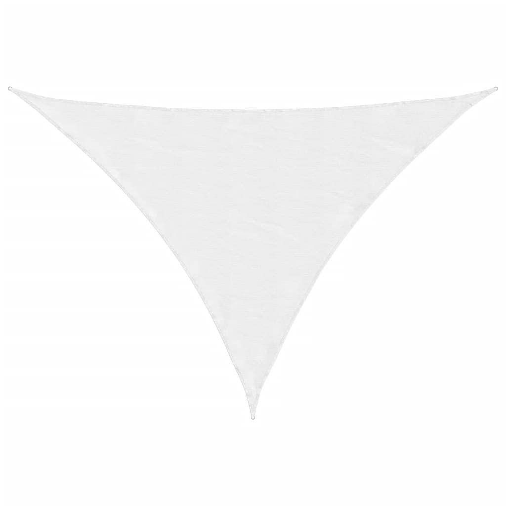 vidaXL Para-sol em tecido oxford triangular 3x4x5 m branco