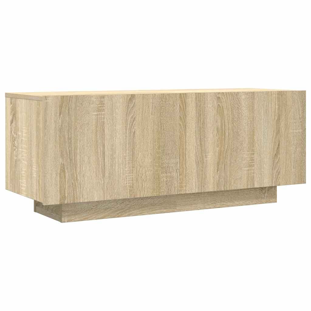 vidaXL Móvel p/ TV 100x35x40cm madeira processada carvalho sonoma