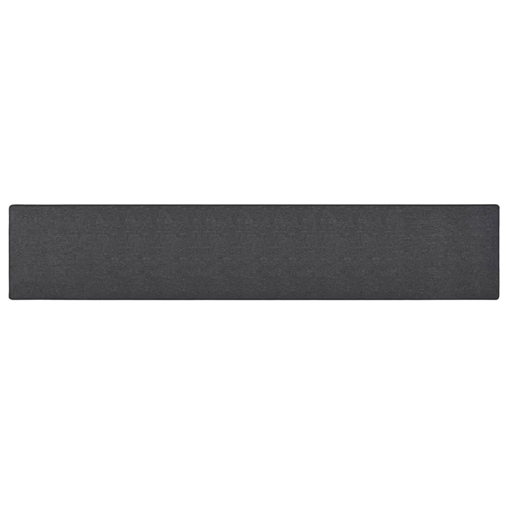 vidaXL Tapete/passadeira 50x300 cm antracite