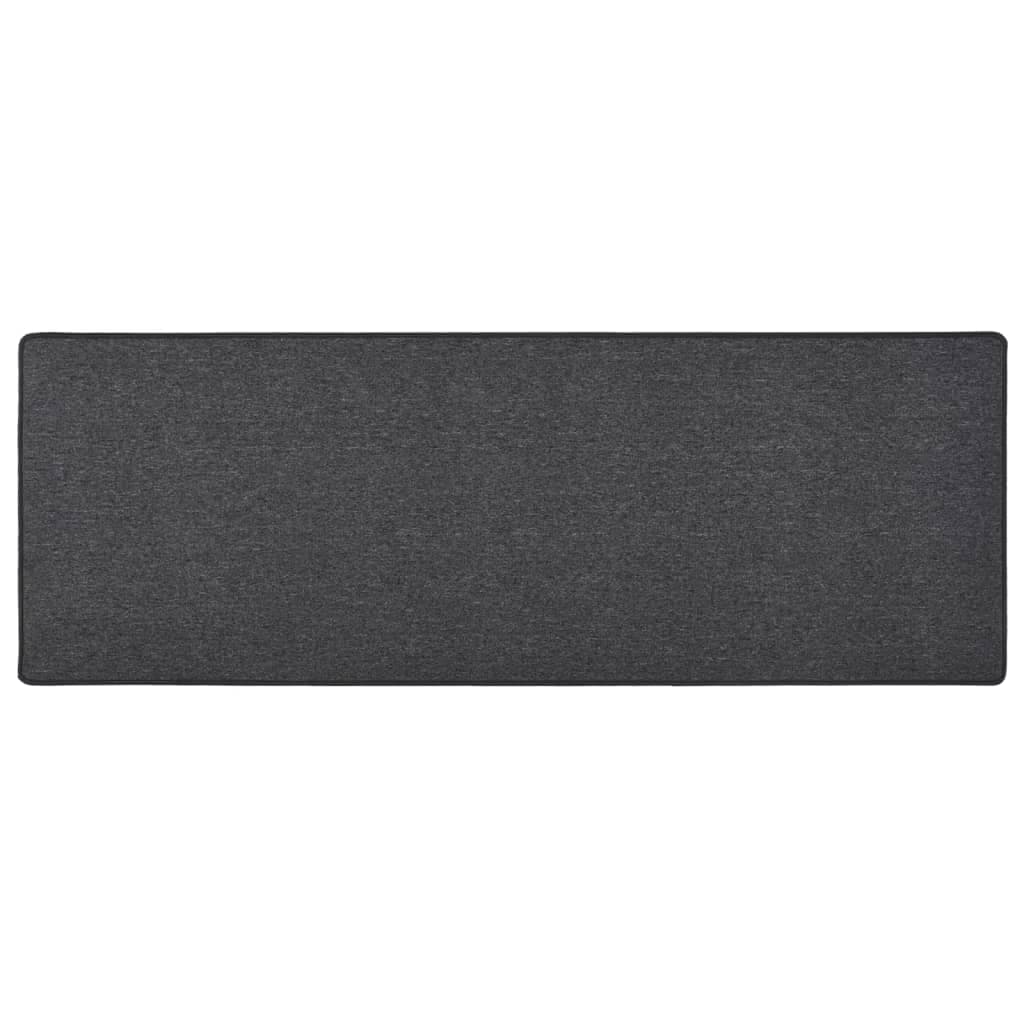 vidaXL Tapete/passadeira 80x250 cm antracite