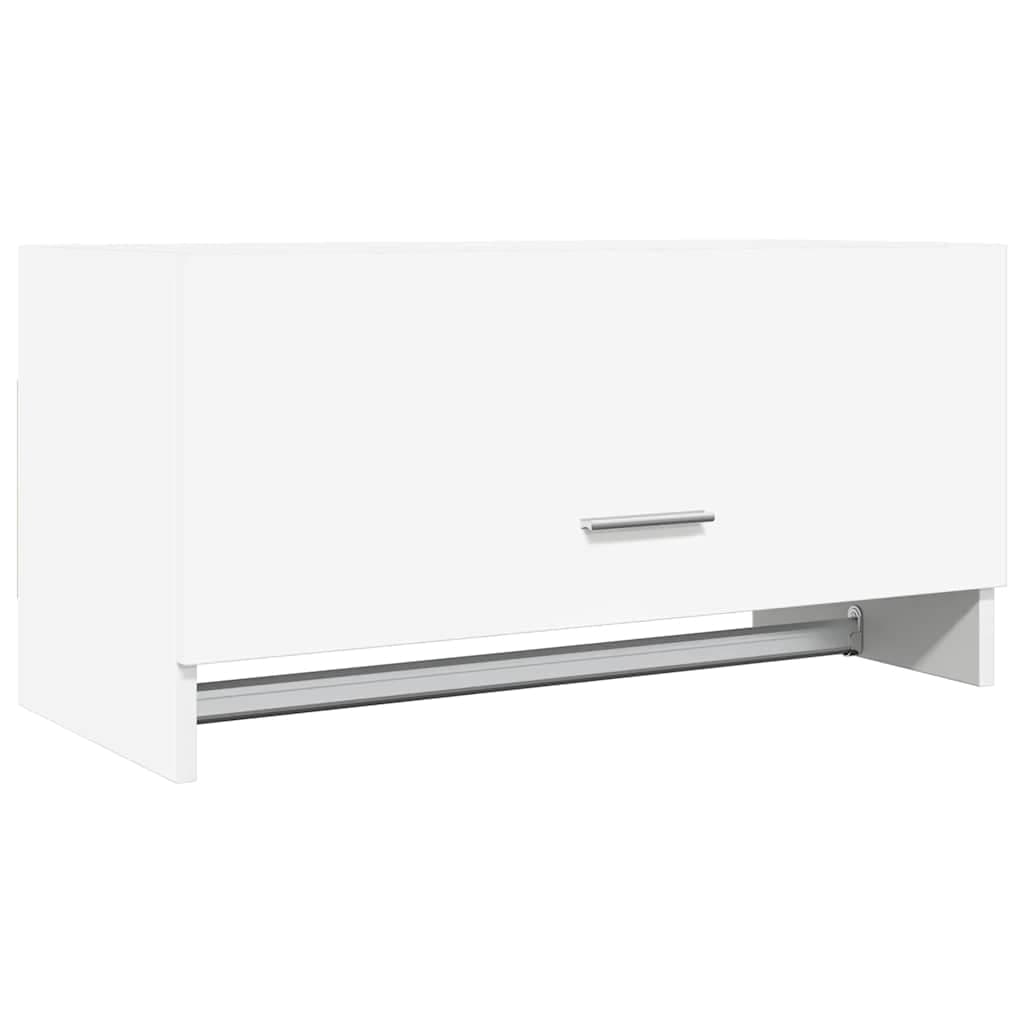 vidaXL Roupeiro 70x32,5x35 cm derivados de madeira branco
