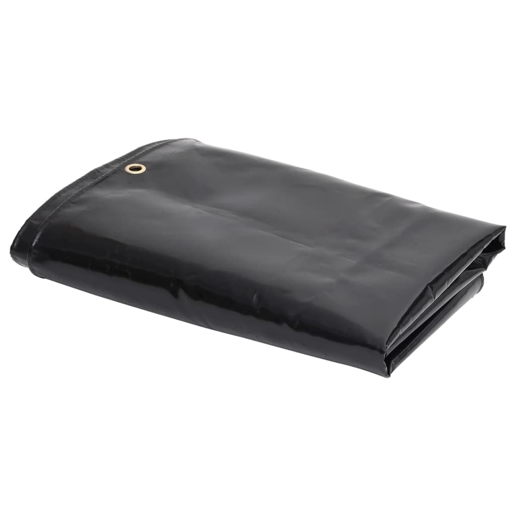 vidaXL Lona 650 g/m² 3x4 m preto